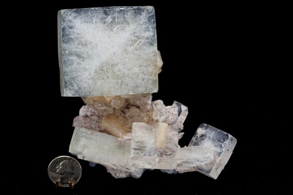 Square Apophyllite in Matrix, view 4