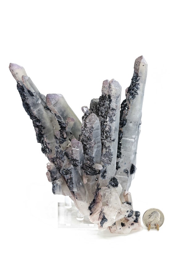 Specular Hematite on Quartz, view 9