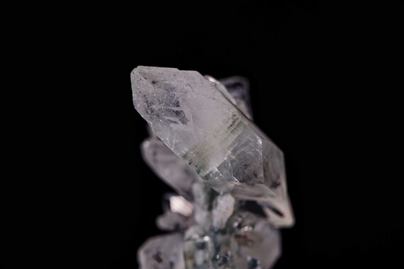Apophyllite and Gray Chalcedony Stalactite, view 6