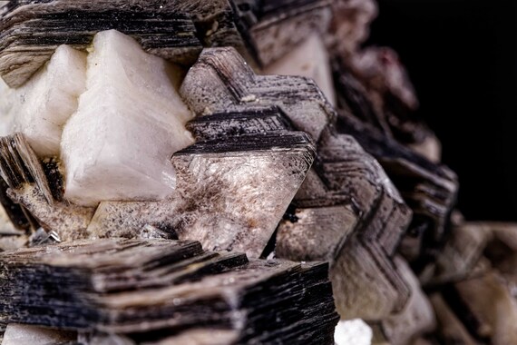 Geometric Muscovite with Feldspar, view 3