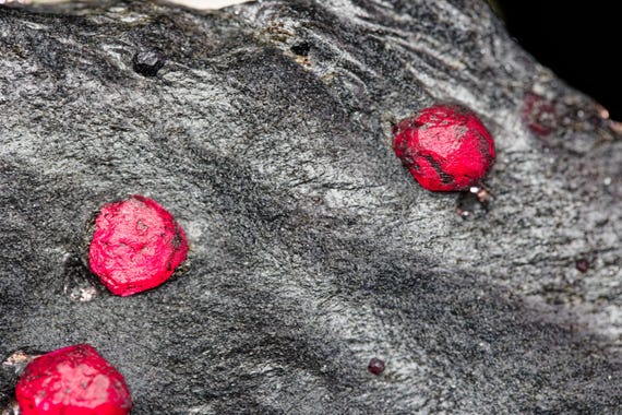 Almandine Garnet with Graphite, view 5