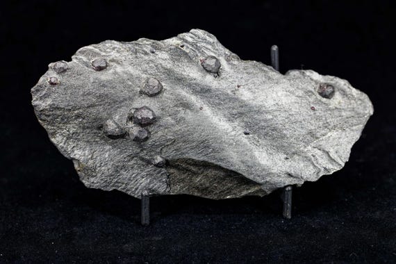 Almandine Garnet with Graphite, view 6