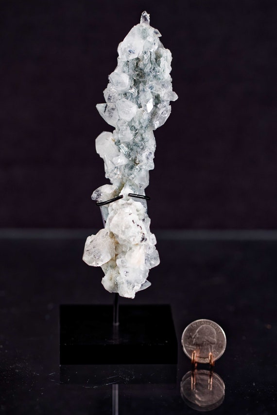 Apophyllite Stalactite, view 2