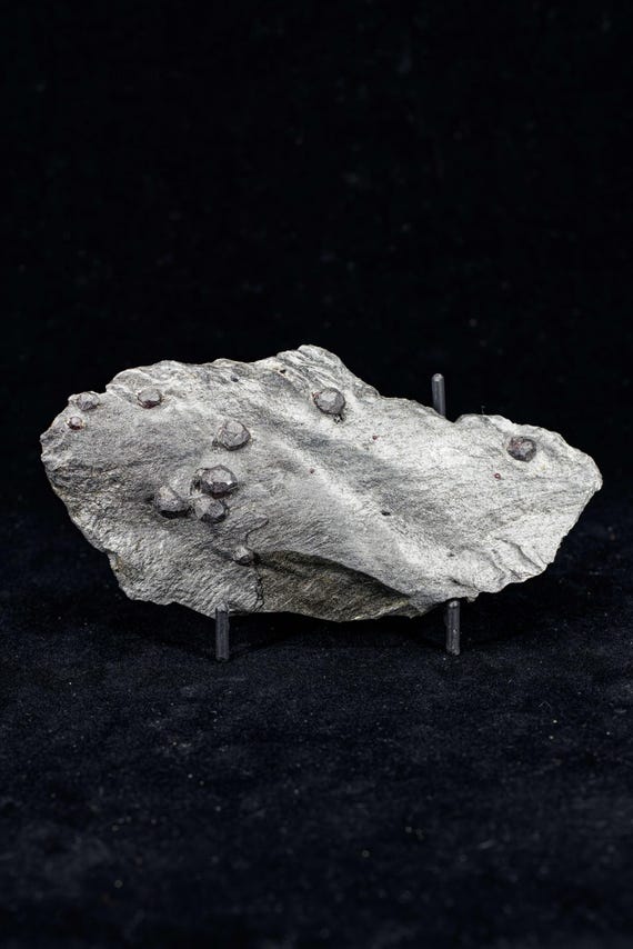 Almandine Garnet with Graphite, view 7
