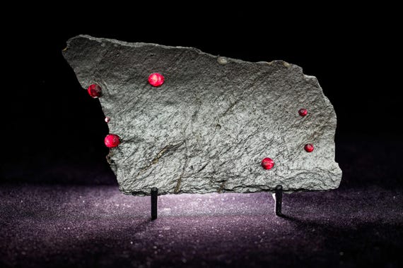 Almandine Garnet with Graphite