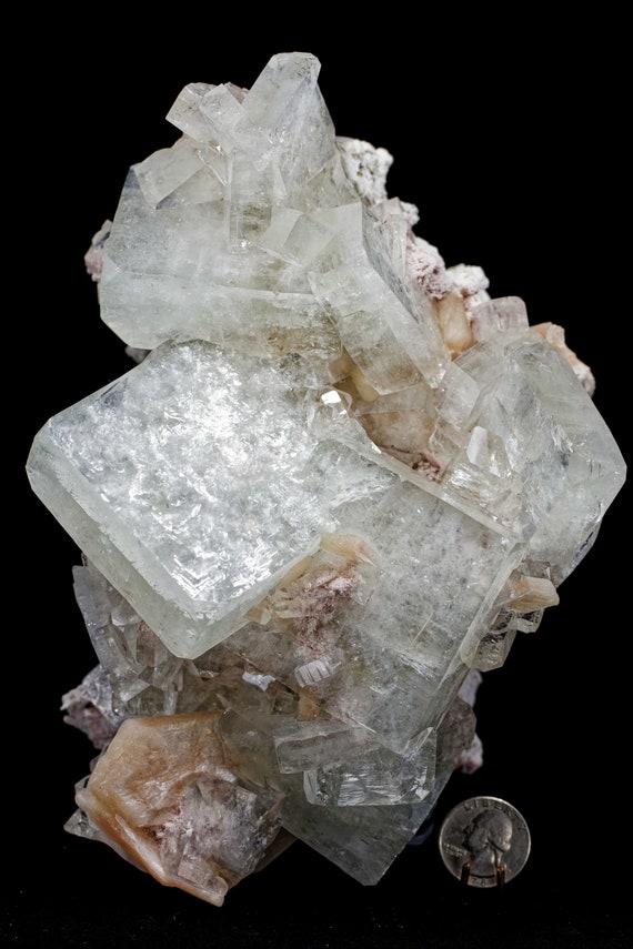 Square Apophyllite in Matrix, view 3