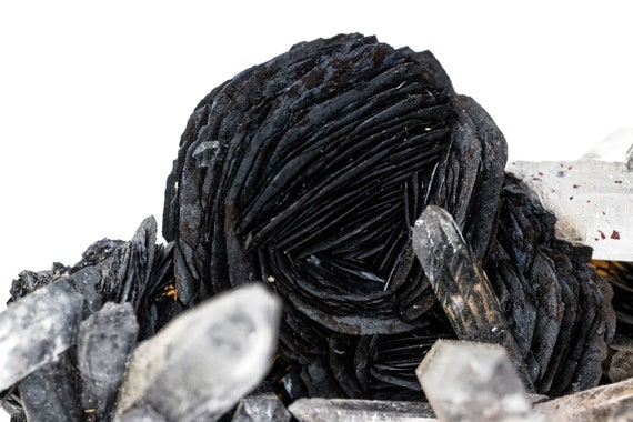 Specular Hematite with Quartz, view 2
