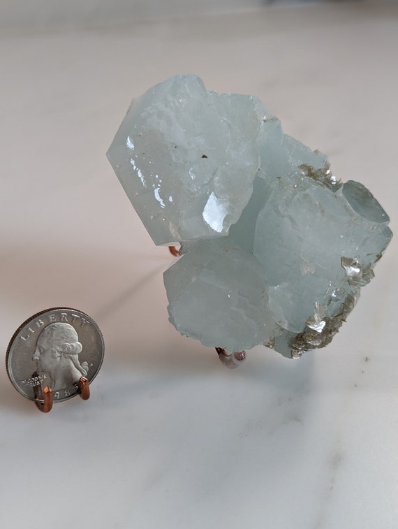 Aquamarine with Unique Terminations, view 3
