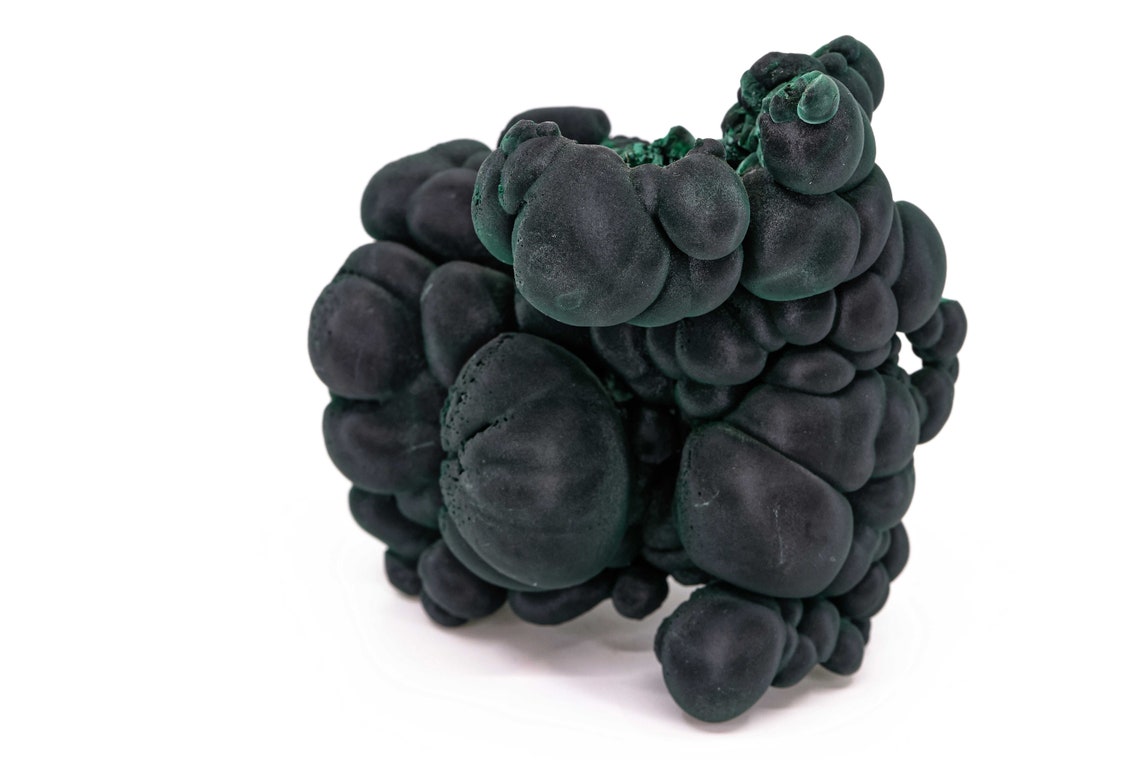 Chatoyant Malachite, Shilu Mine China, 1.5 kg, 13 x 13 x 9 cm | Museum Grade | Large Cabinet