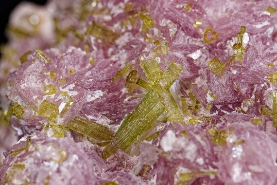 Lepidolite with Watermelon Tourmaline, view 4