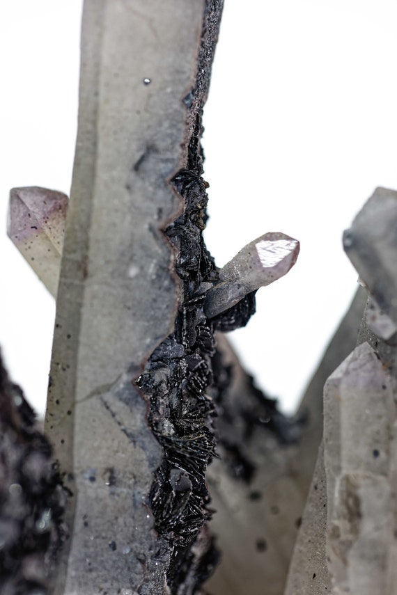 Specular Hematite on Quartz, view 3