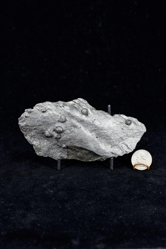Almandine Garnet with Graphite, view 8
