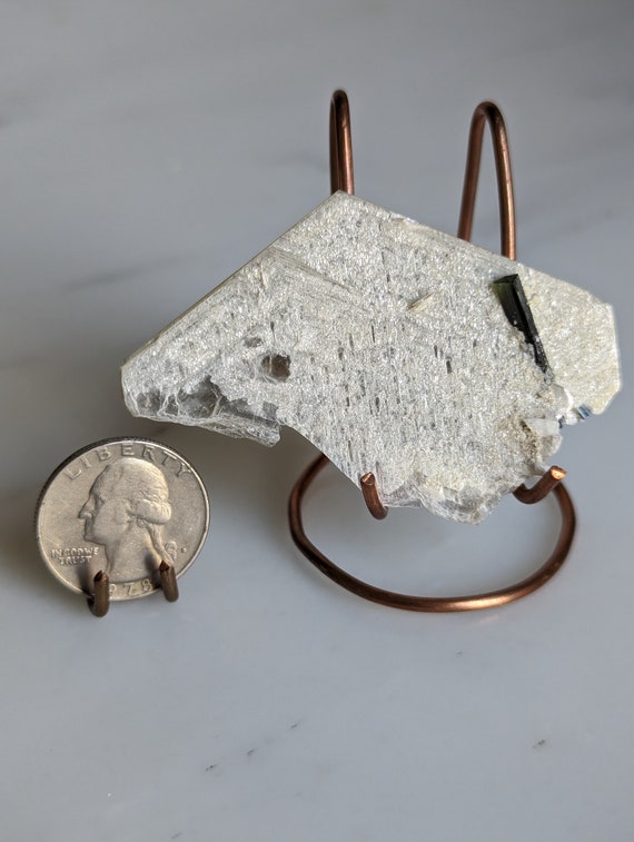 Green Cap Tourmaline in Muscovite, view 3