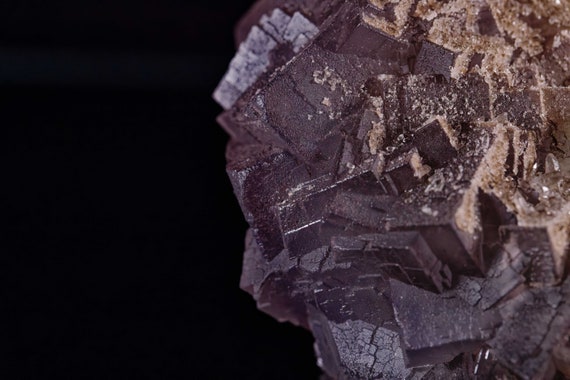 Fluorite with Dogtooth Calcite, view 3