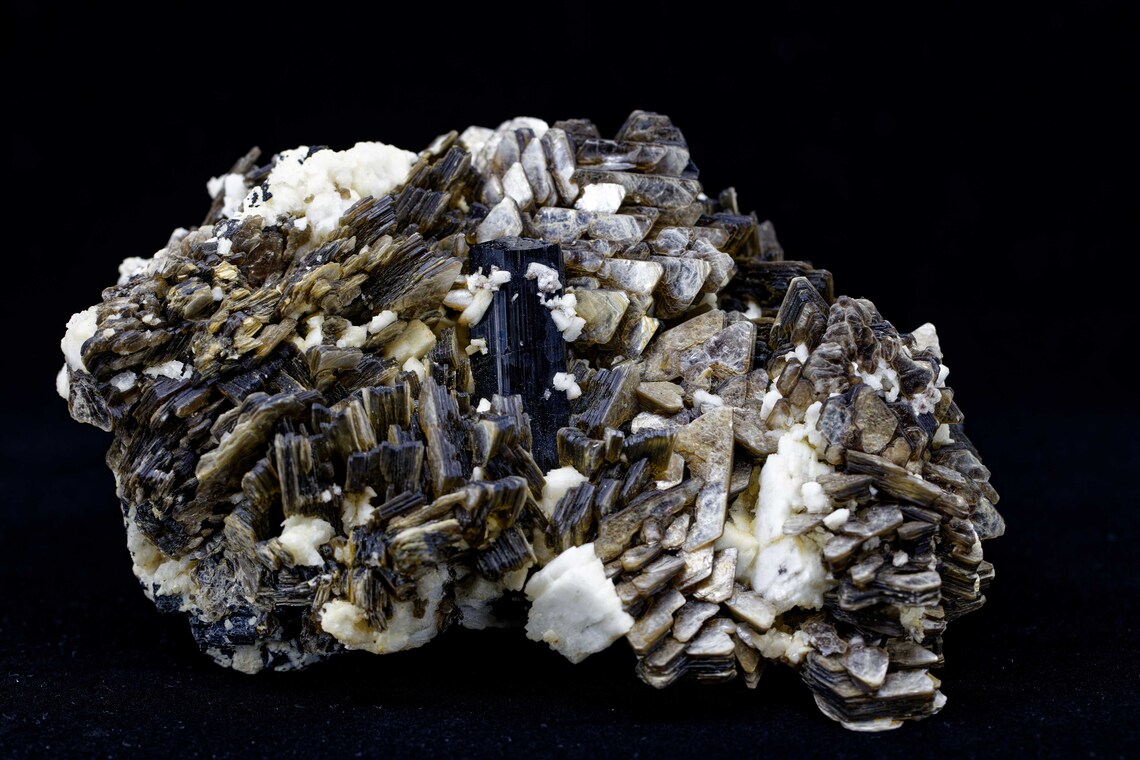 Schorl and Muscovite in Matrix