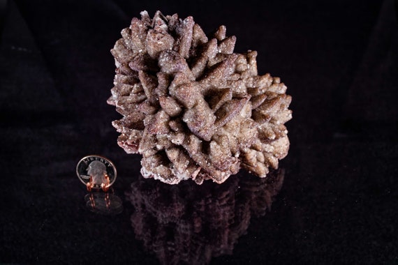 Dogtooth Calcite with Fluorite, view 3