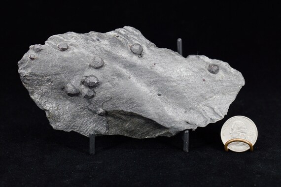 Almandine Garnet with Graphite, view 9