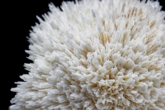 Mesolite on Stilbite, view 4