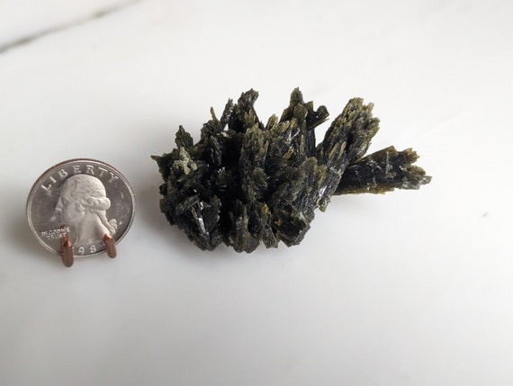 Large Epidote Leaf Sample, view 2