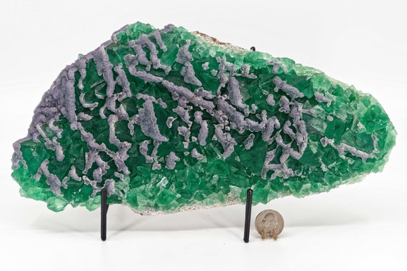 Green and Lavender Fluorite, view 2