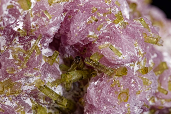 Lepidolite with Watermelon Tourmaline, view 5