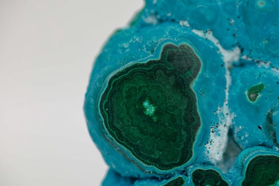 Chrysocolla with Malachite, view 3