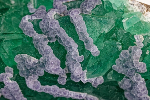 Green and Lavender Fluorite, view 5