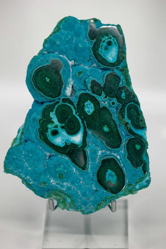 Chrysocolla with Malachite