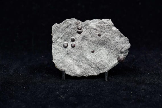 Almandine Garnet with Graphite, view 8