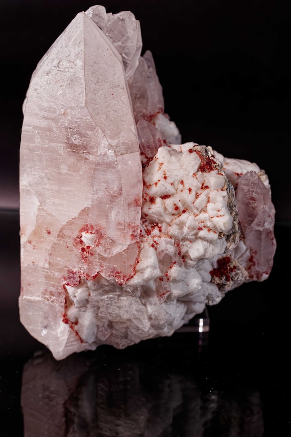 Quartz with Feldspar and Garnet