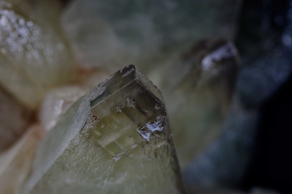 Fluorite with Dogtooth Calcite, view 2