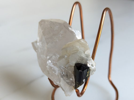 Green Cap Tourmaline with Quartz and Muscovite, view 3