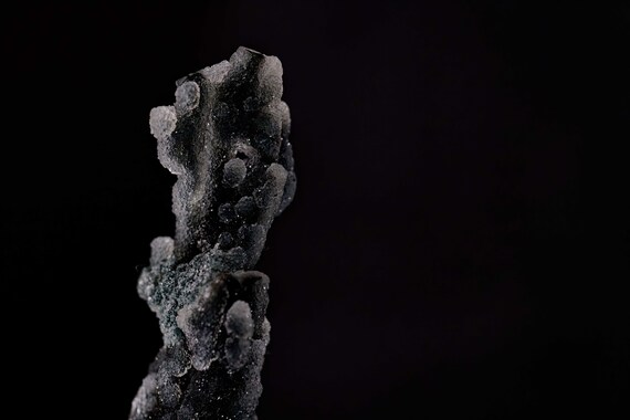 Gray Chalcedony Stalactite with Stilbite and Calcite, view 5