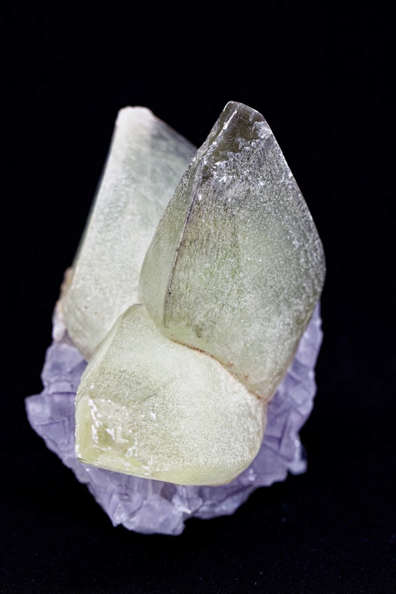 Fluorite with Dogtooth Calcite, view 5