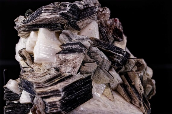 Geometric Muscovite with Feldspar, view 2