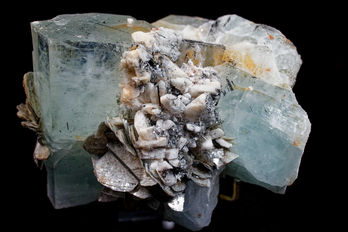 Aquamarine with Matrix