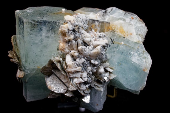 Aquamarine with Matrix