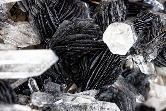Specular Hematite with Quartz, view 7