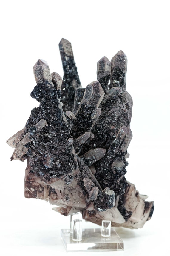 Specular Hematite on Quartz, view 2