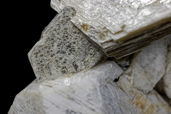 Geometric Muscovite with Feldspar, view 4