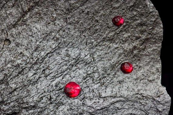 Almandine Garnet with Graphite, view 5