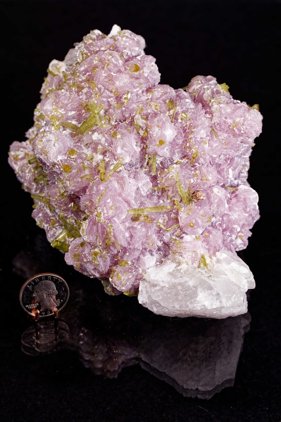 Lepidolite with Watermelon Tourmaline, view 6
