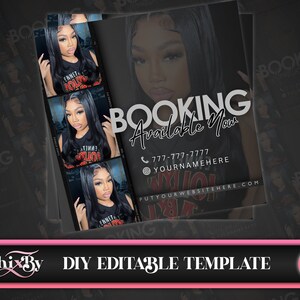 Grey |Editable Book Now Flyer • Appointments Available Template • Premade Flyer Template