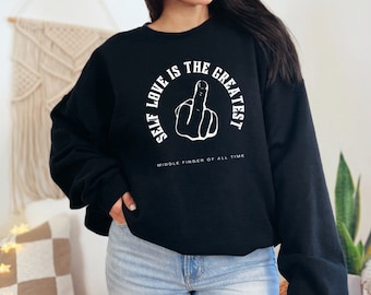 Self love sweatshirt, self love club, strong, fierce, brave, women empowerment, womens trendy sweatshirt, self love tshirt, gift for her