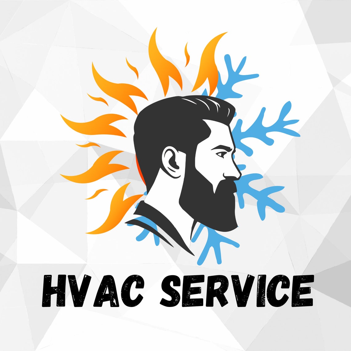 9 Heating and Cooling Logos SVG, PNG, PDF, Heating and Cooling, Heating