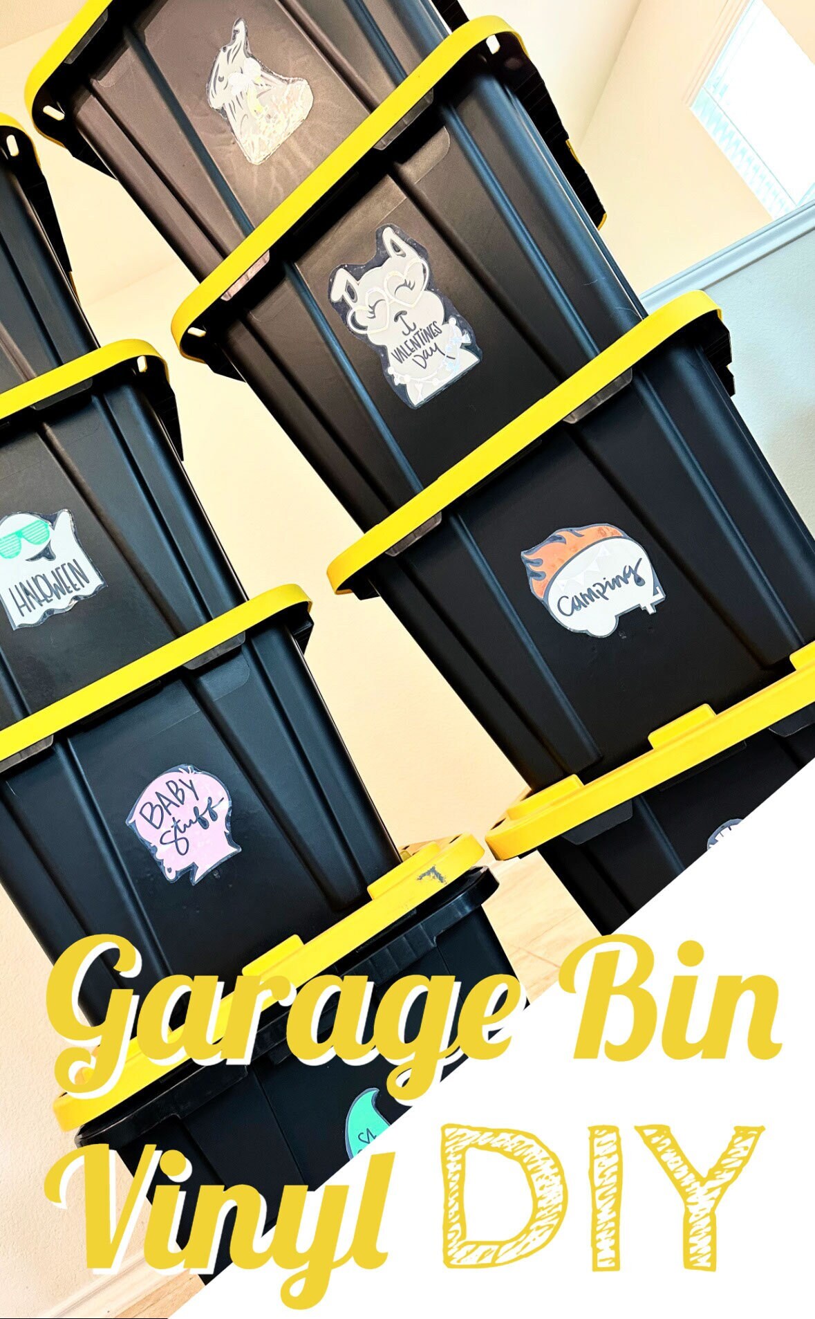 How To Make Garage Storage Bin Labels Online