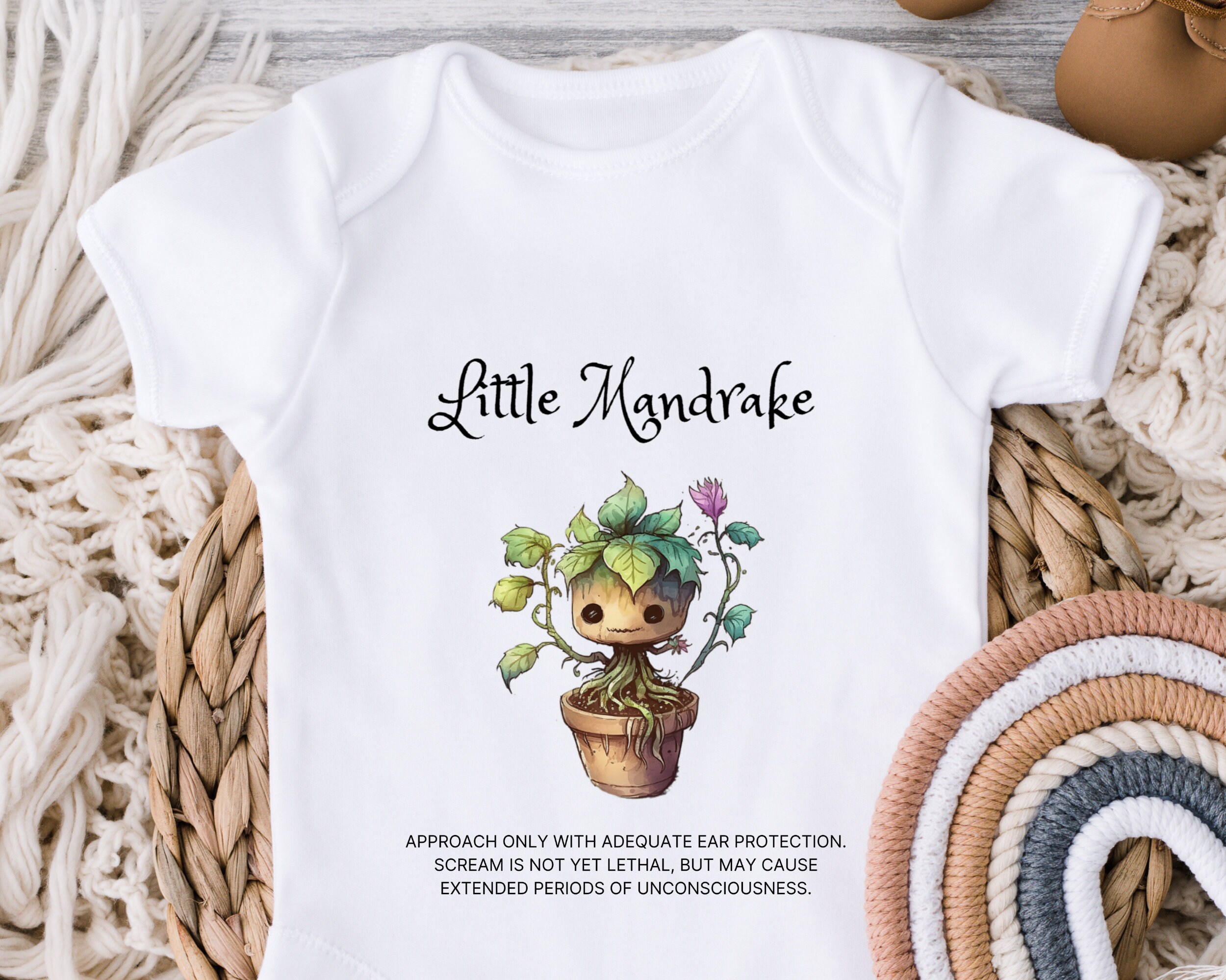 Camiseta Para Bebê Mandrake Baby T-Shirt