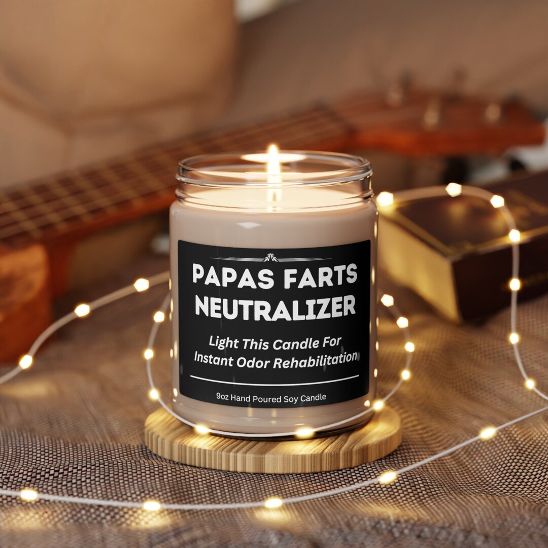 Bougie Jar Joyeux anniversaire Papa moustache - cadeau anniversaire papa