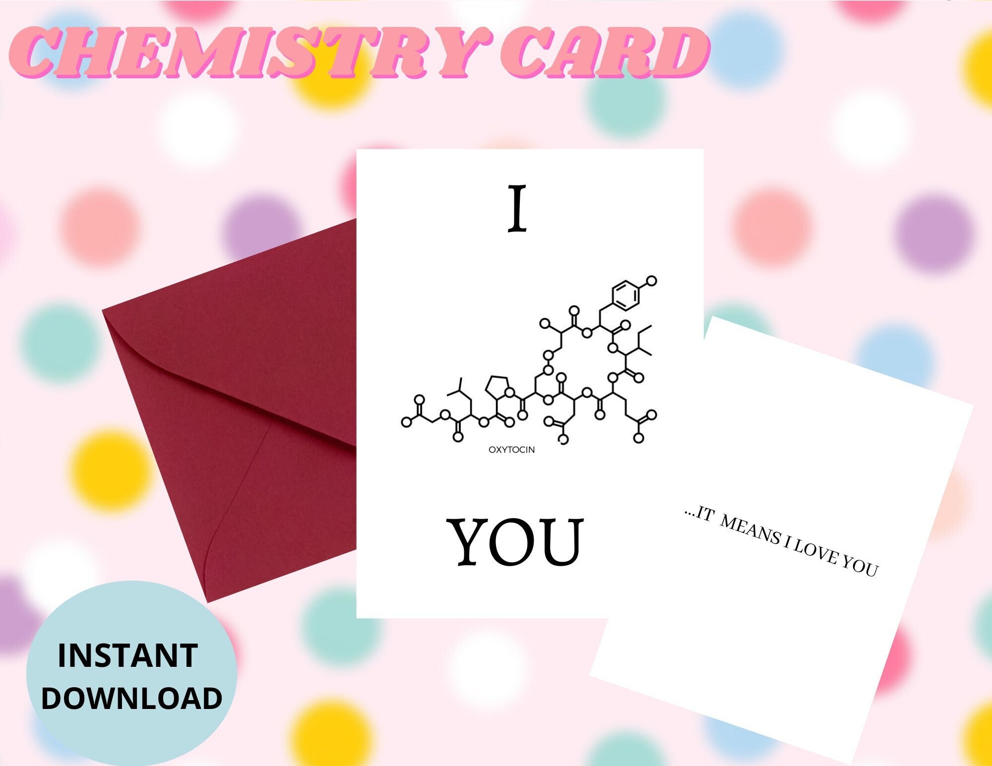 Chemistry Card / Chemistry Love Card / Love Card Printable/ Printable  Birthday Card/ Printable Love Card / Chemistry / Funny Card - Etsy