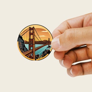 San Francisco ReiseAufkleber - Digitale Datei